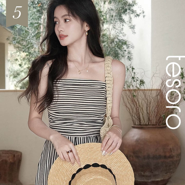 Easy Chic Stripe Camisole Dress