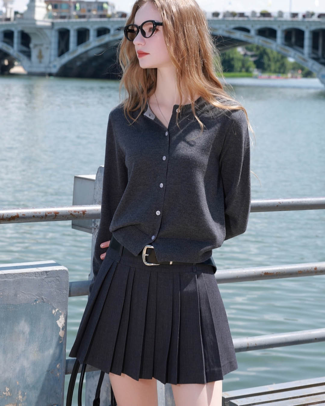 Pearl Trim Soft Knit Cardigan