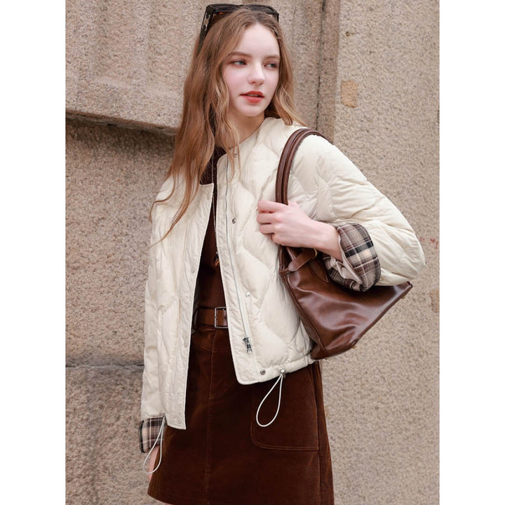 Diamond Quilted Short Jacket