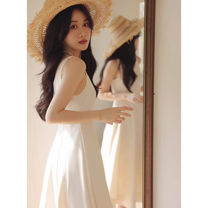 Elegant Texture Flare Dress