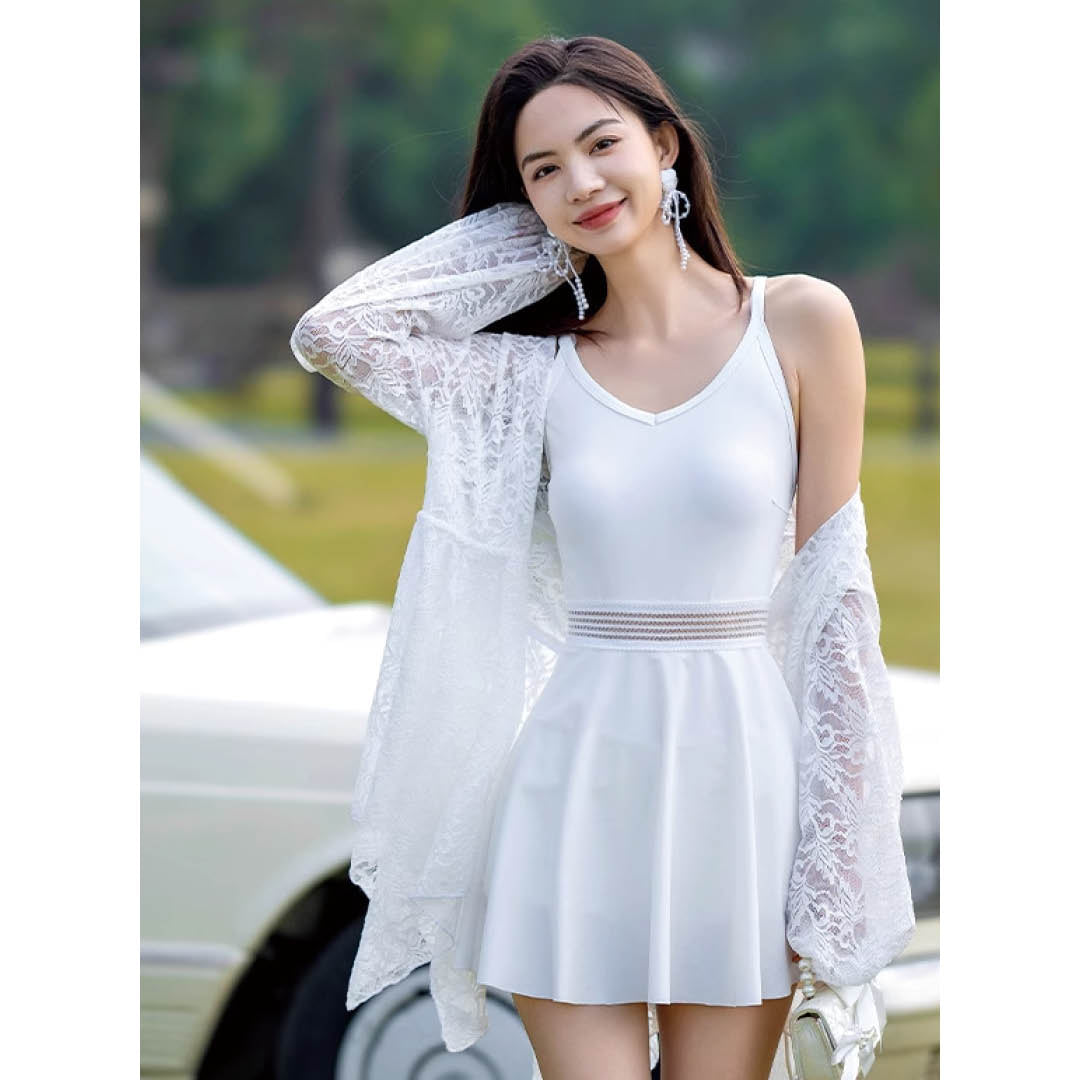 Refined Resort Style Swimsuit