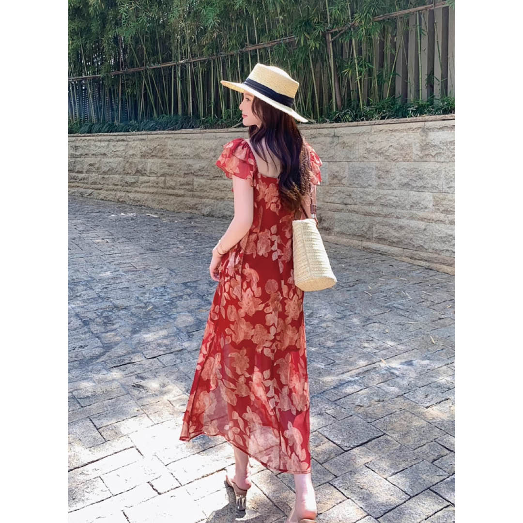 Romantic Petal Breeze Dress