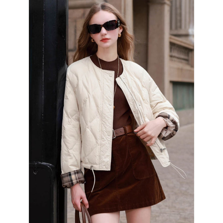 Diamond Quilted Short Jacket