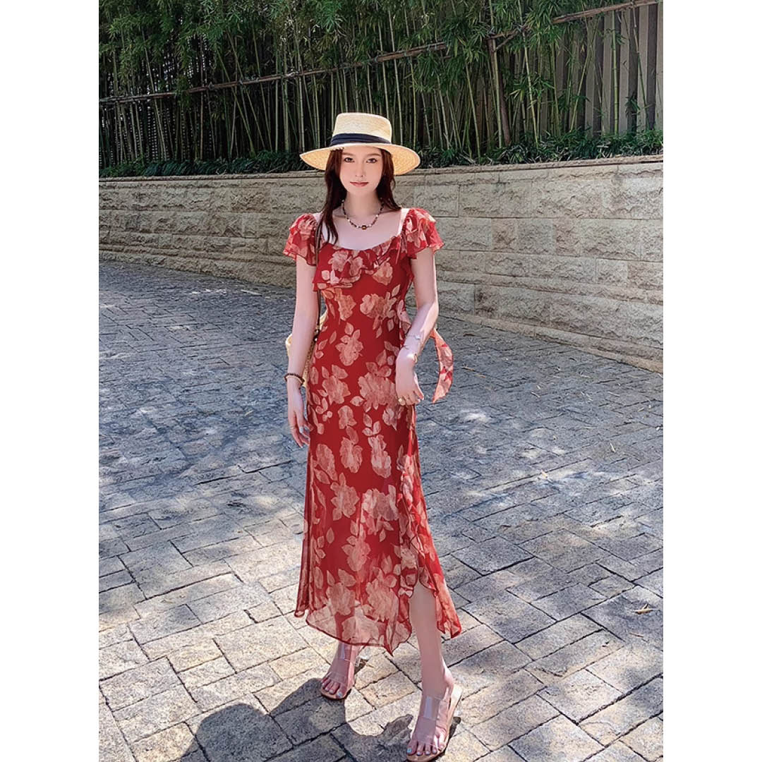 Romantic Petal Breeze Dress