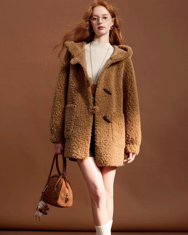 Teddy Texture Toggle Coat