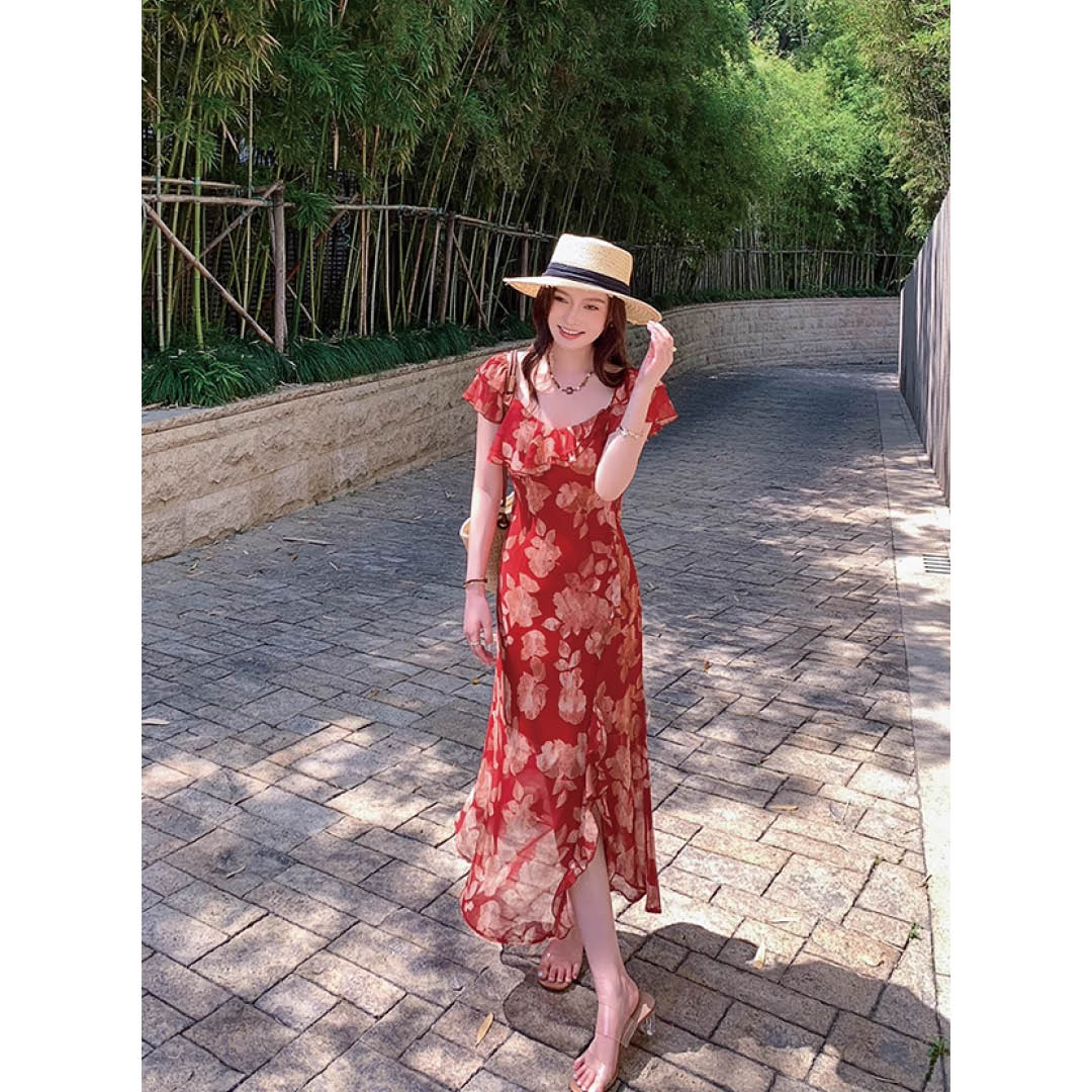 Romantic Petal Breeze Dress