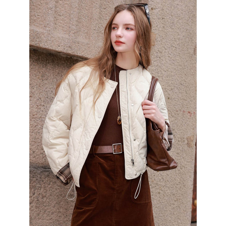 Diamond Quilted Short Jacket
