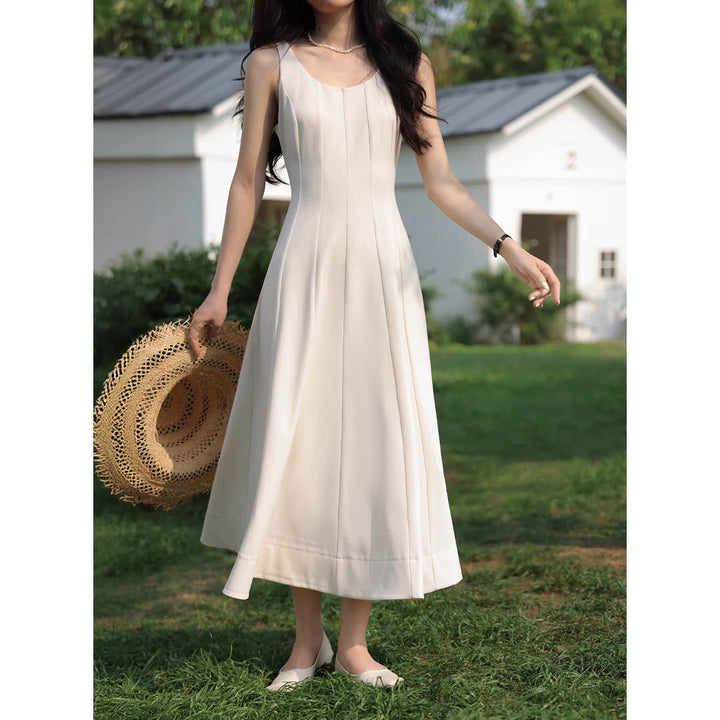 Elegant Texture Flare Dress