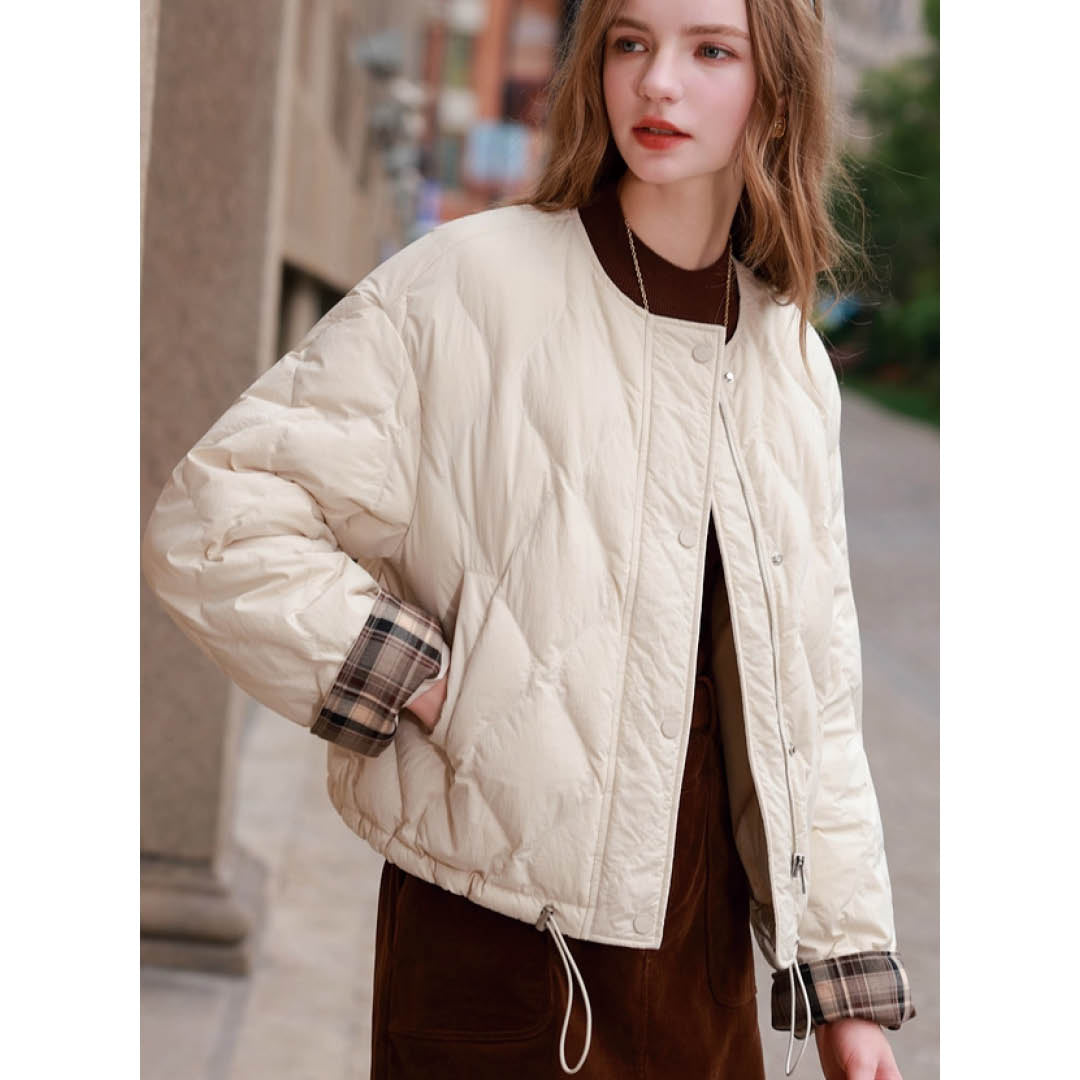Diamond Quilted Short Jacket