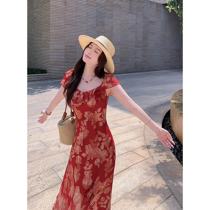 Romantic Petal Breeze Dress