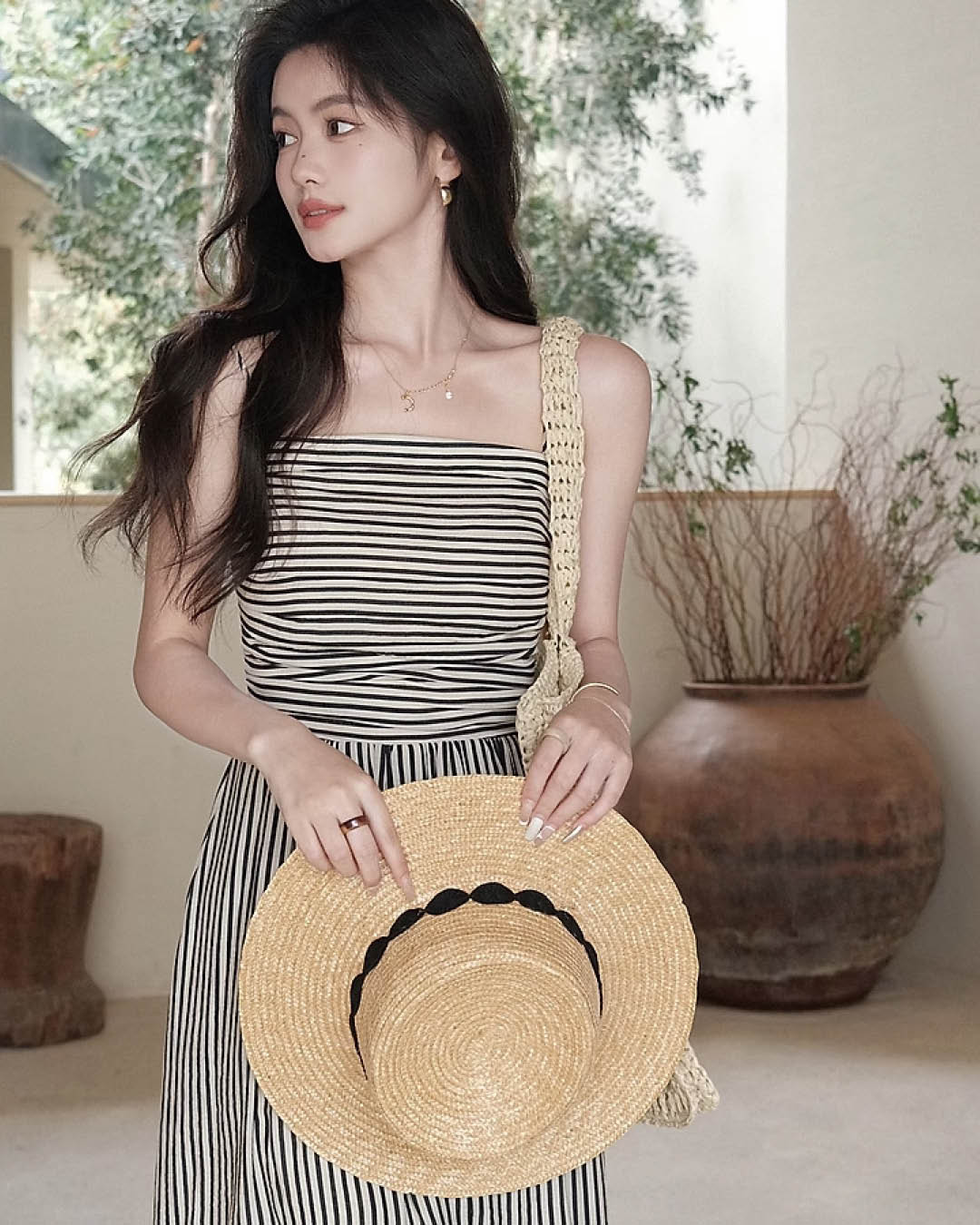 Easy Chic Stripe Camisole Dress