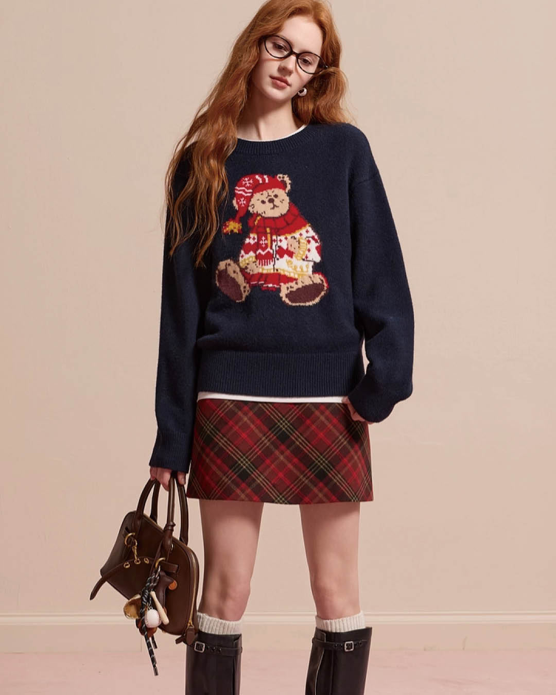 Holiday Bear Jacquard Knit Sweater