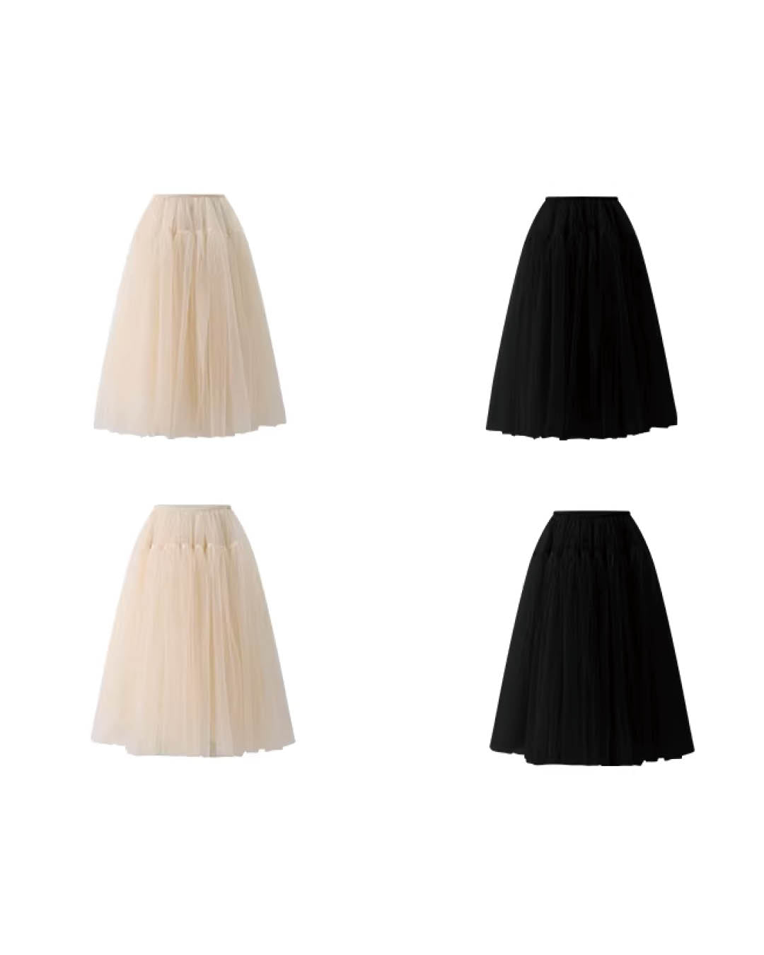 Elegant Tulle Volume Skirt