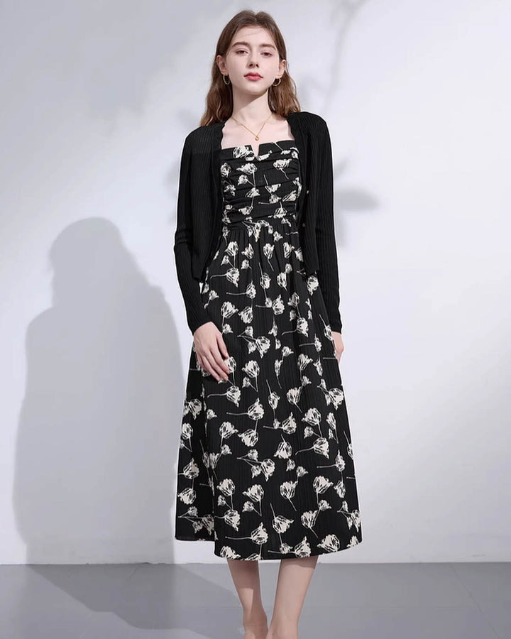 Grace Petal Print Dress