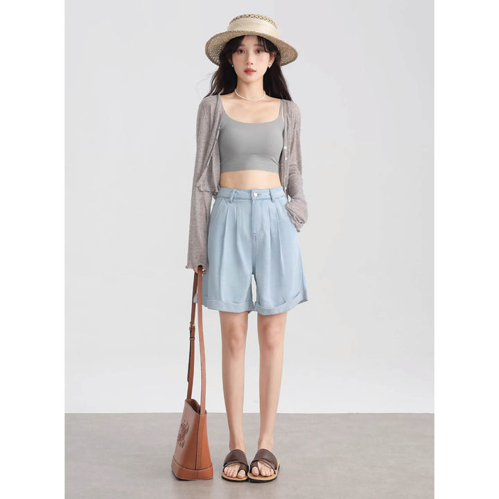 Light Knit Flare Sleeve Cardigan