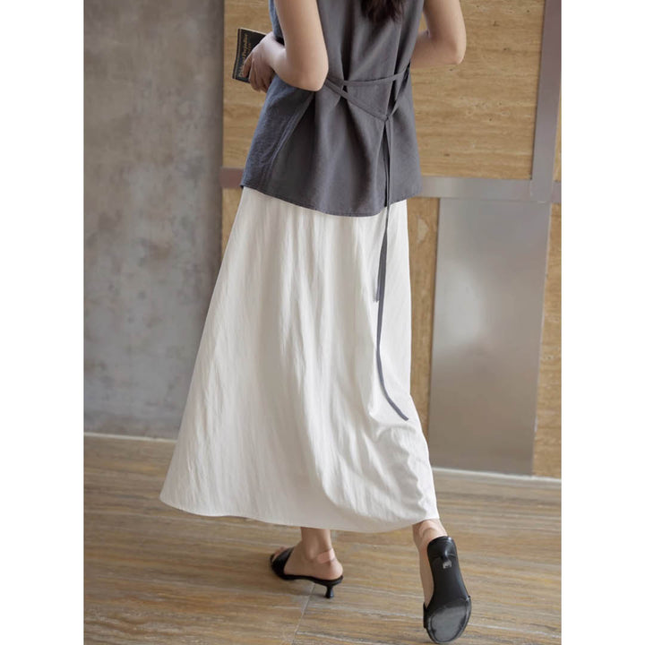 Asymmetric Collar Relaxed Shirt