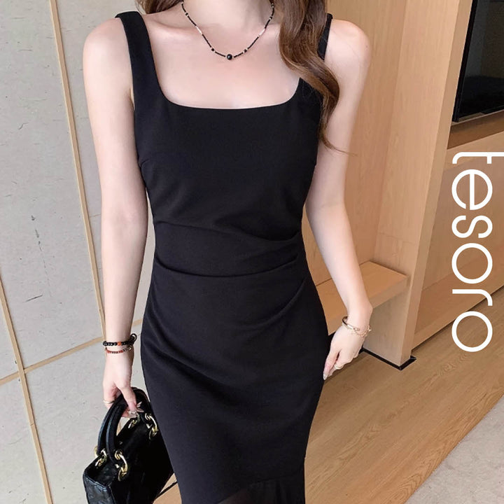 Sheer Flare Mermaid Dress