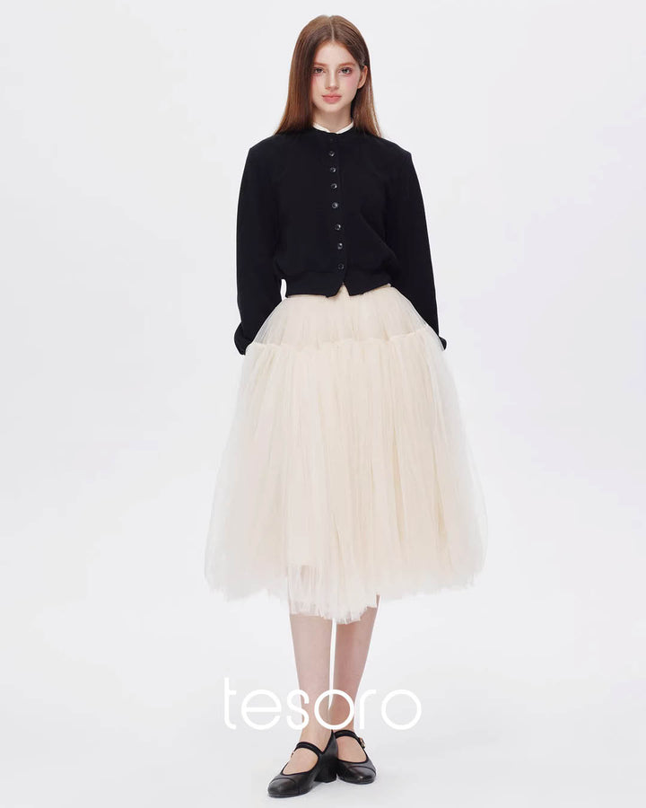 Elegant Tulle Volume Skirt
