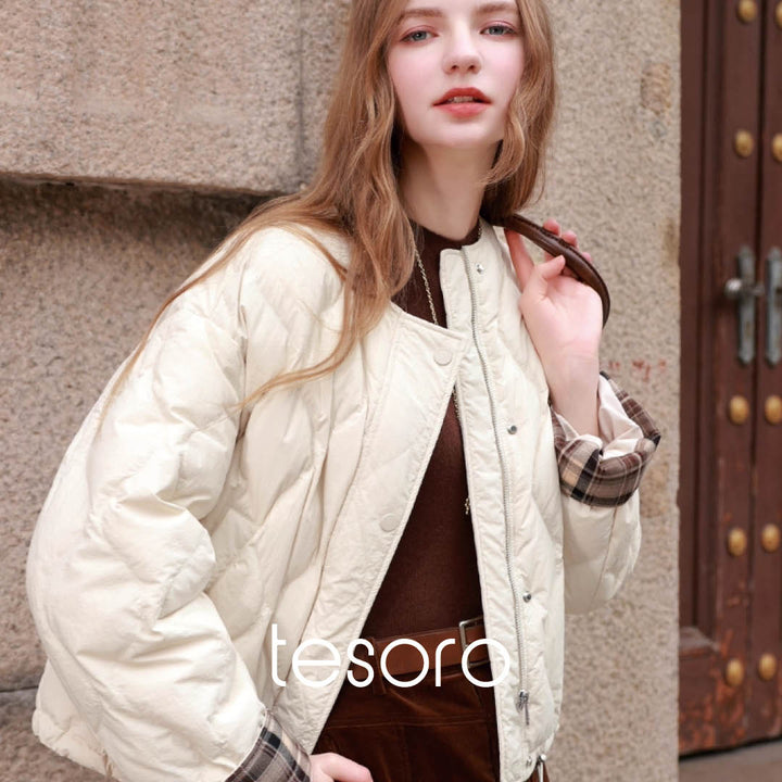 Diamond Quilted Short Jacket